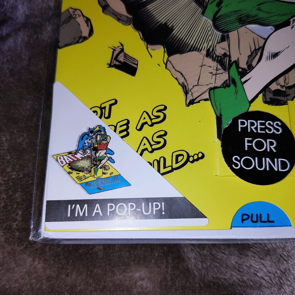 Batman and Robin Pop-Up Comic Birthday Card - Picture 3 of 3